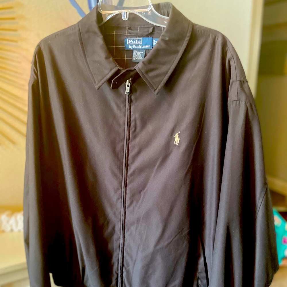 Men’s Lightweight Polo Jacket, Sz XL